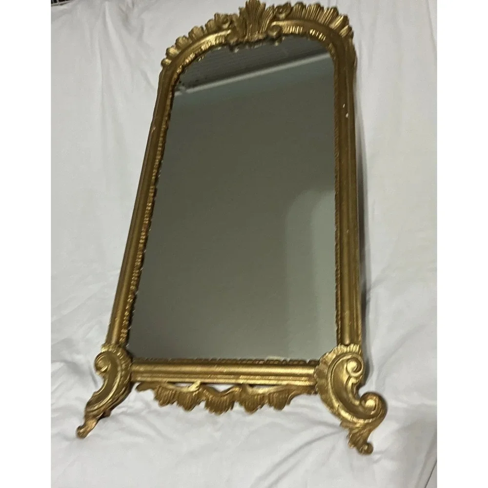 Vintage LaBarge Hollywood Regency Gold Gilt Wood Wall Mirror Mid Century MCMRare